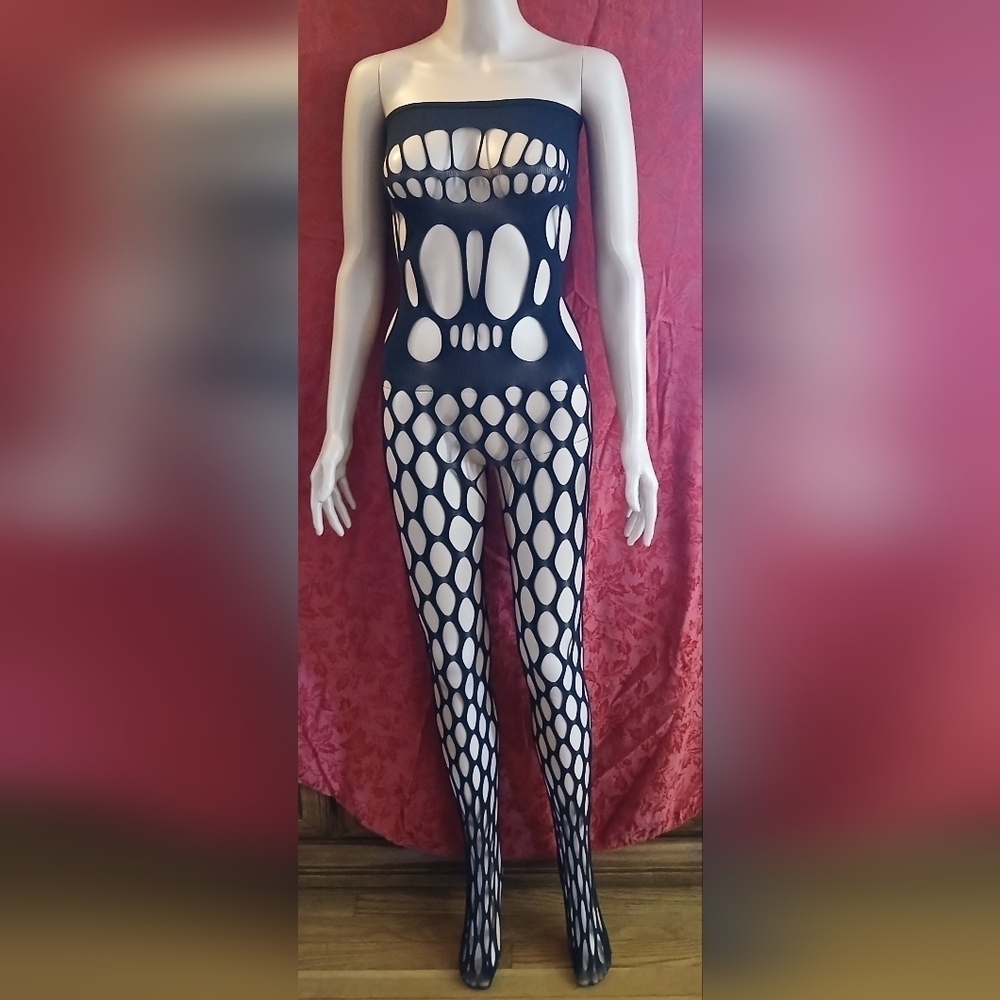 Fishnet Bodysuit Stockings Sleepwear Lingerie for Couple Dating Nightwear #5​​​